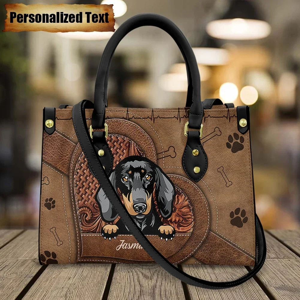 Luxury Bags Cute - Tas Bahu Kulit untuk Wanita Nama