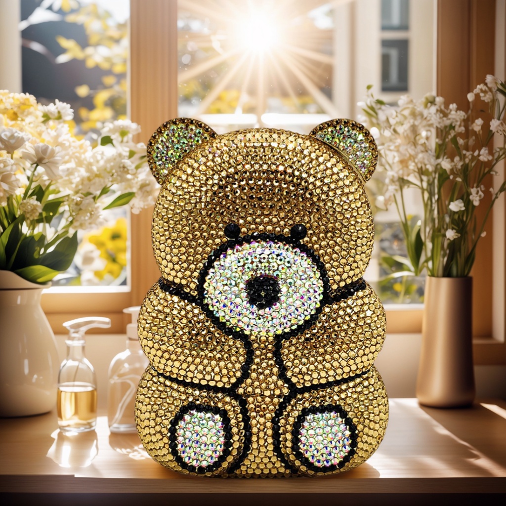 Tas Malam Berhias Beruang Lucu - Luxury Bags Cute ulasan dan harga