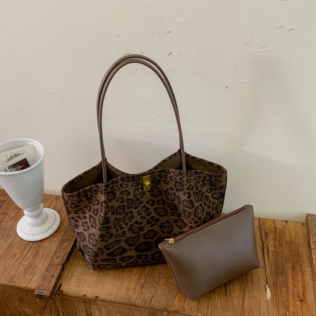 Tas Tote Berbahan Suede dengan - Luxury Bags Tote ulasan dan harga
